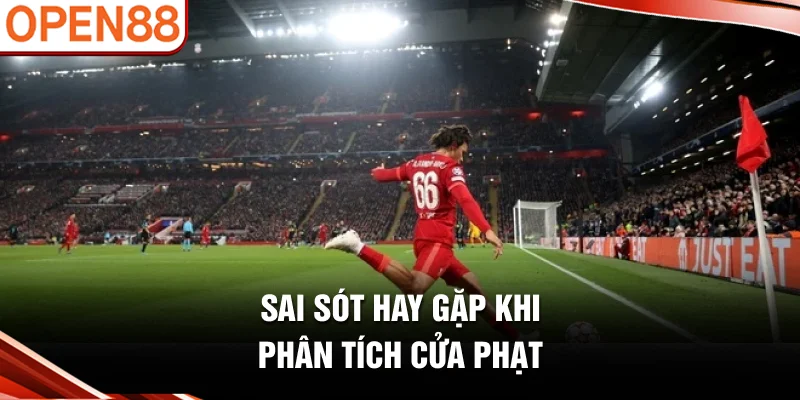 Sai sót hay gặp khi phân tích cửa phạt